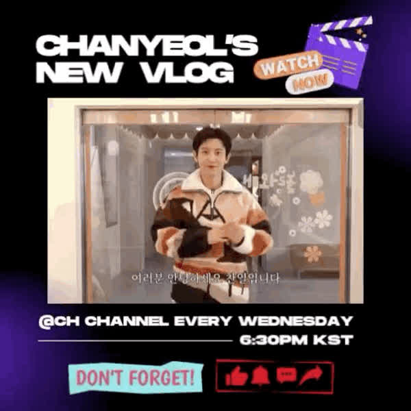 Foto profil populer Chanyeol yang dipilih melalui voting