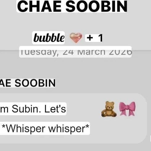 Behind-the-scenes cut of Chae Soobin