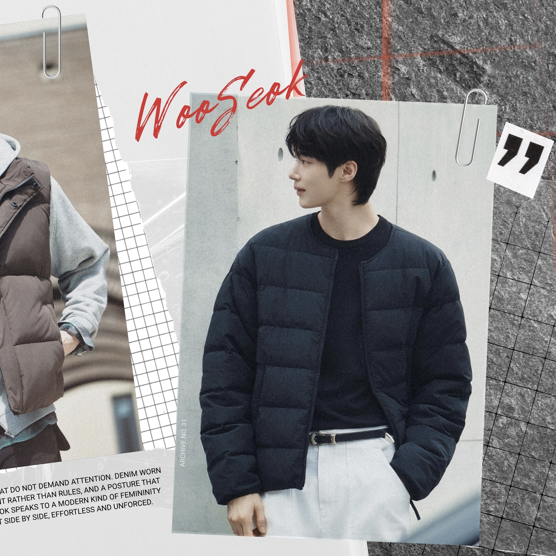 A moment captured by a fan of Byeon Wooseok