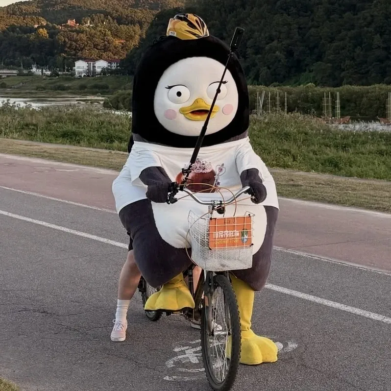 펭수의 비하인드 컷