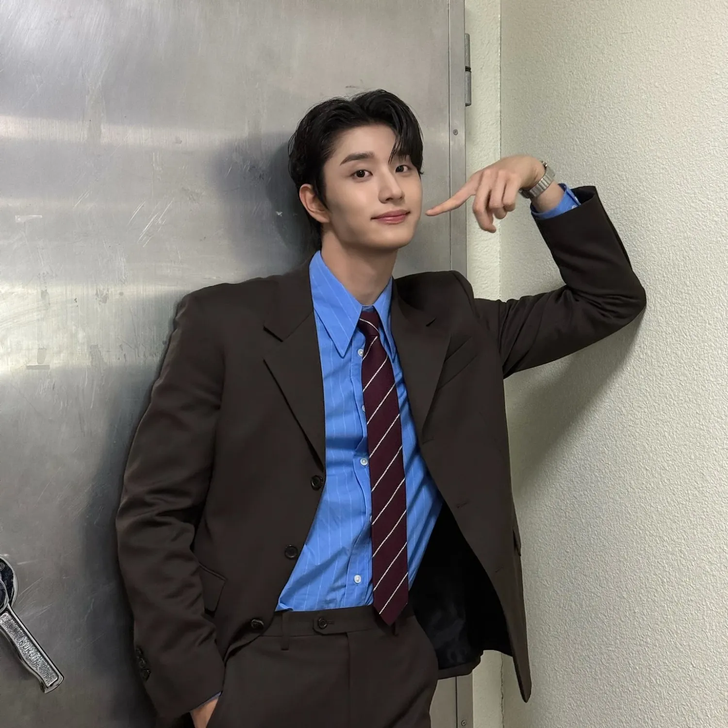 A moment captured by a fan of Kim Jaewon