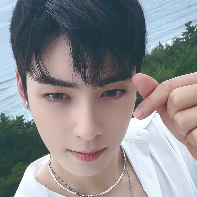 Recent activity shot of Cha Eunwoo