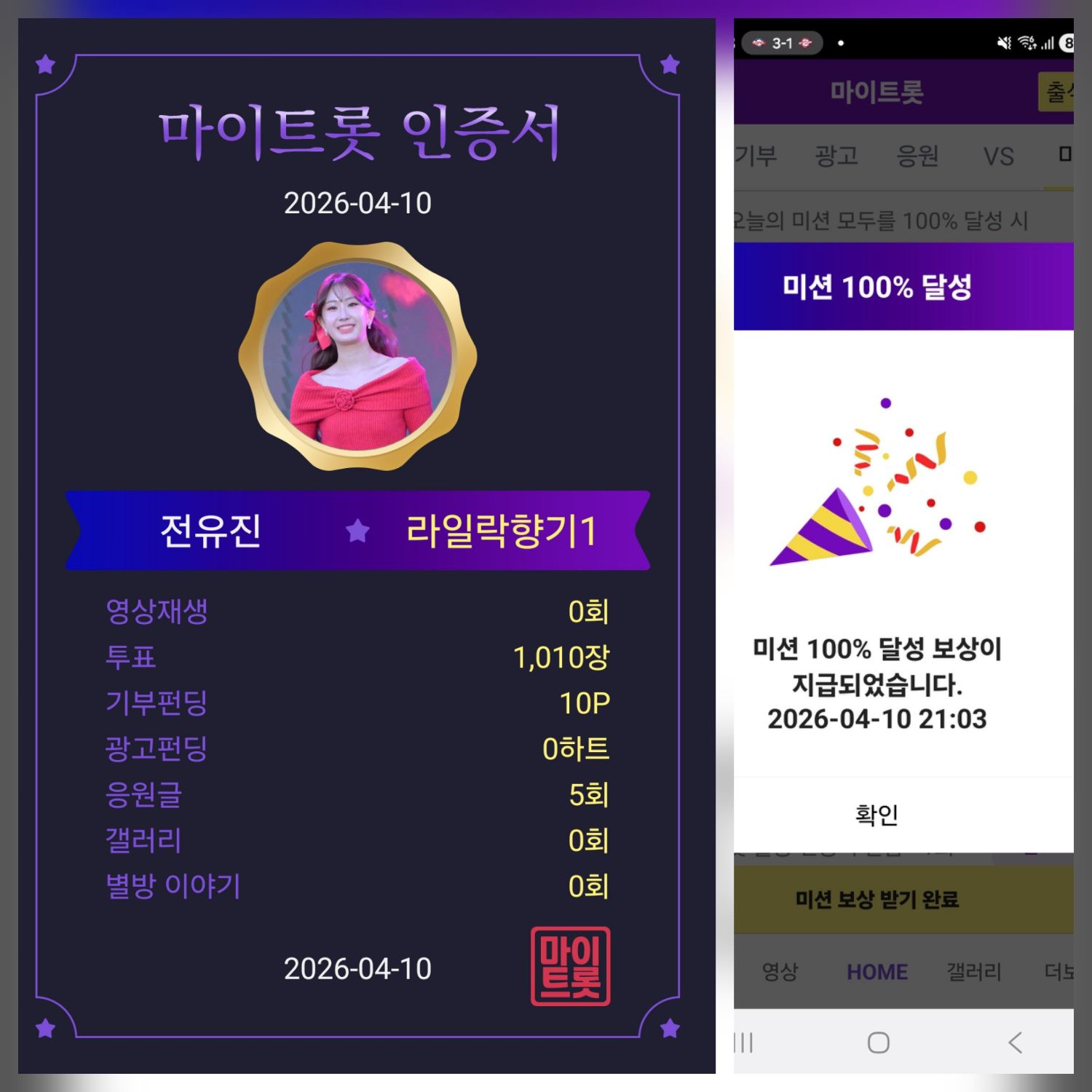 全裕珍的近期活動照