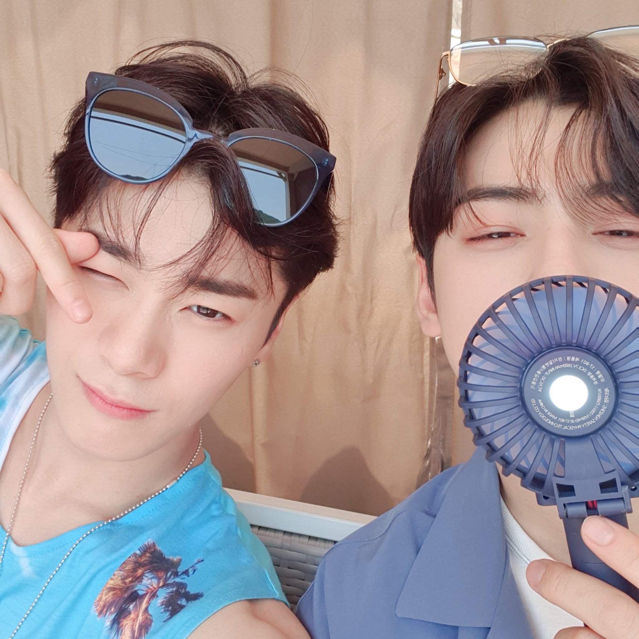 Behind-the-scenes cut of Cha Eunwoo