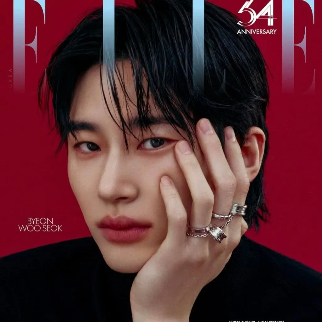 Behind-the-scenes cut of Byeon Wooseok