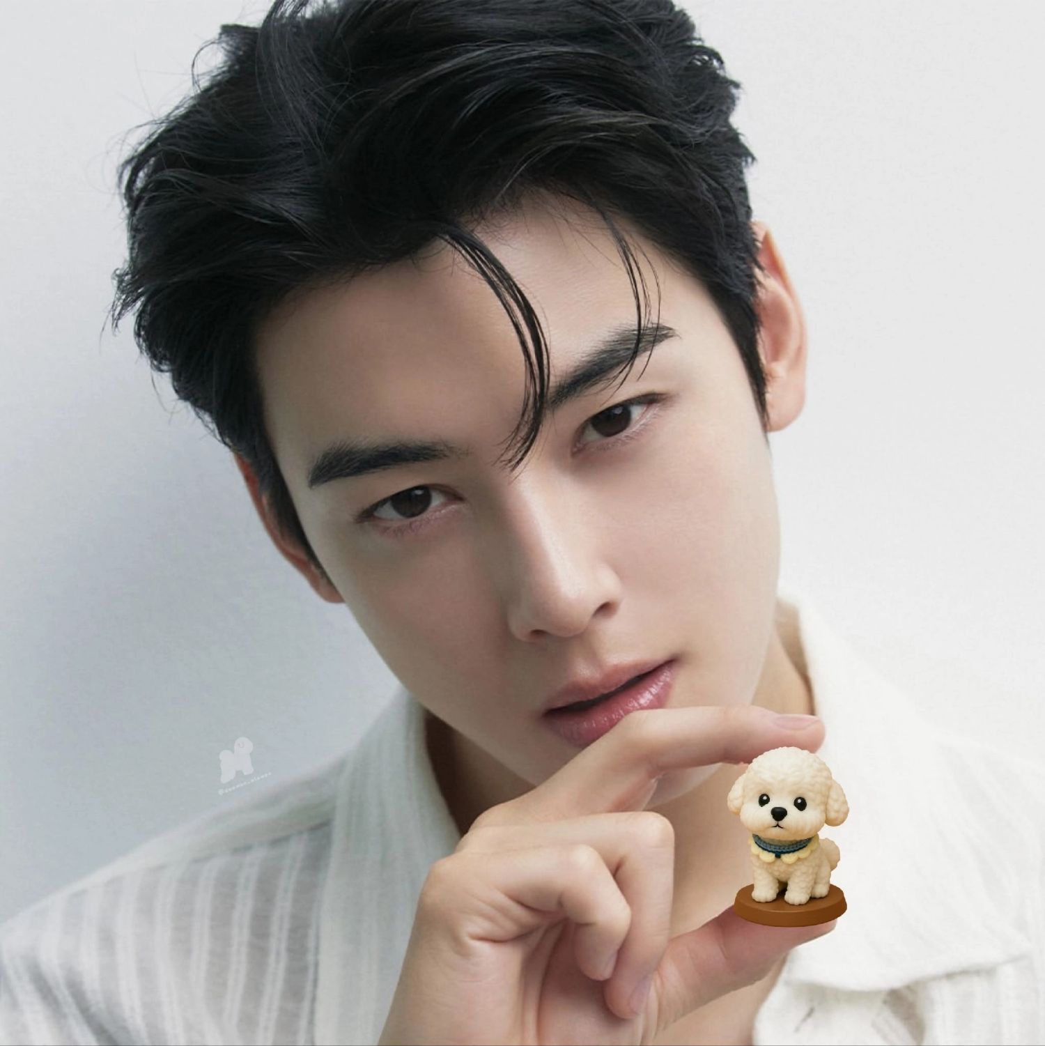 Behind-the-scenes cut of Cha Eunwoo