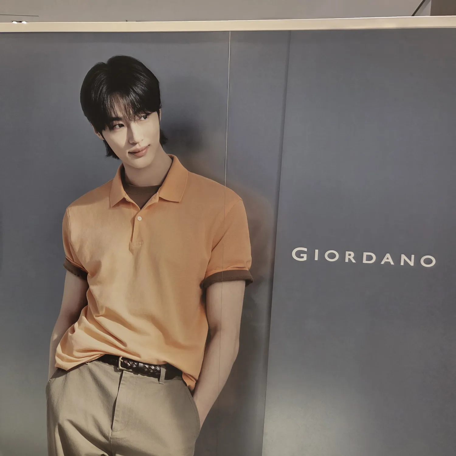 A moment captured by a fan of Byeon Wooseok