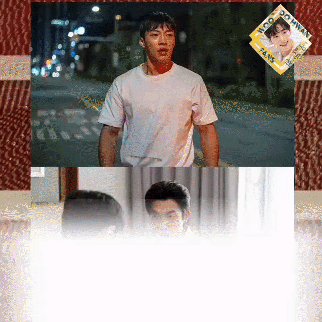 Behind-the-scenes cut of Woo Dohwan