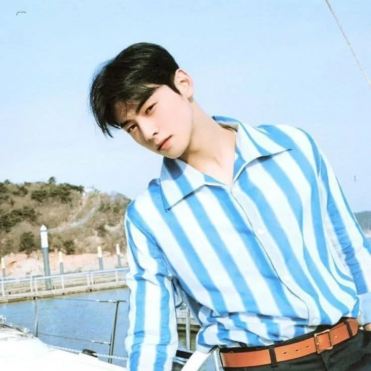 A moment captured by a fan of Cha Eunwoo
