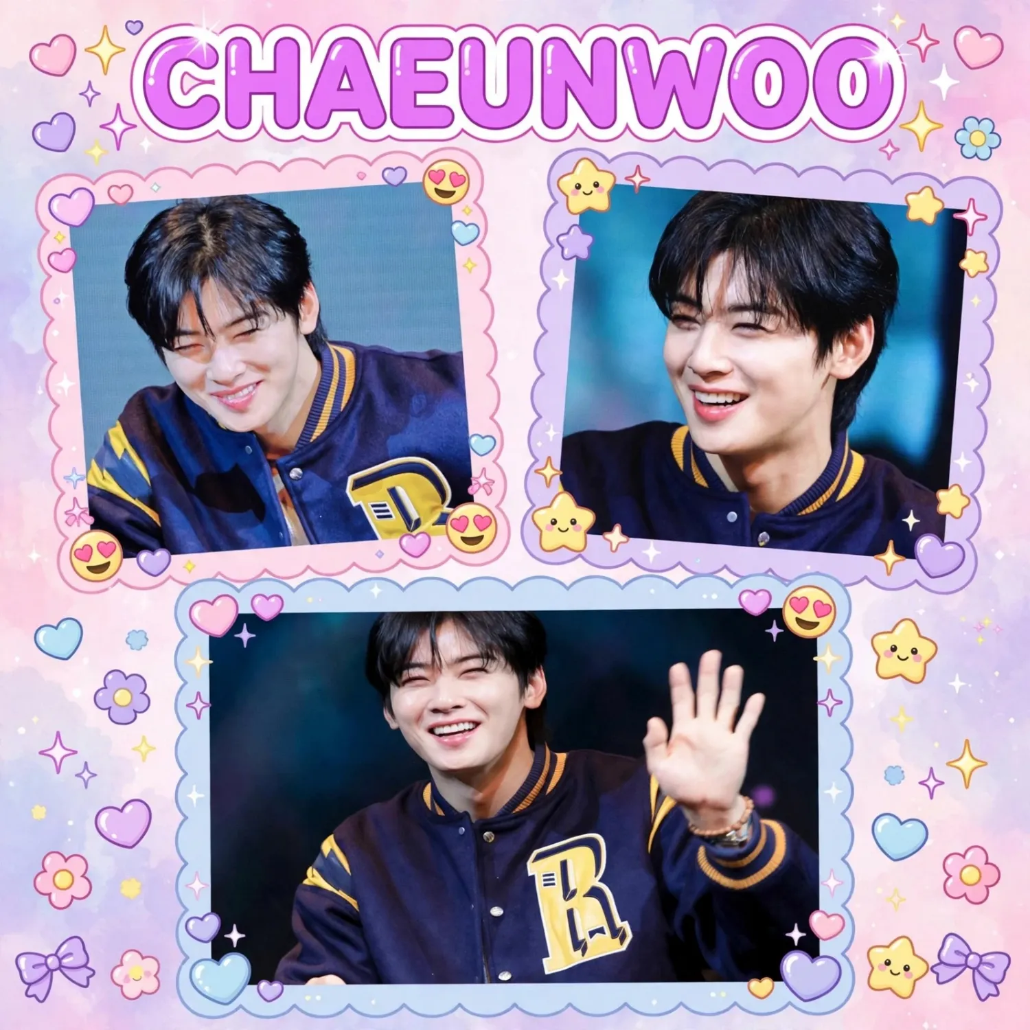 Behind-the-scenes cut of Cha Eunwoo