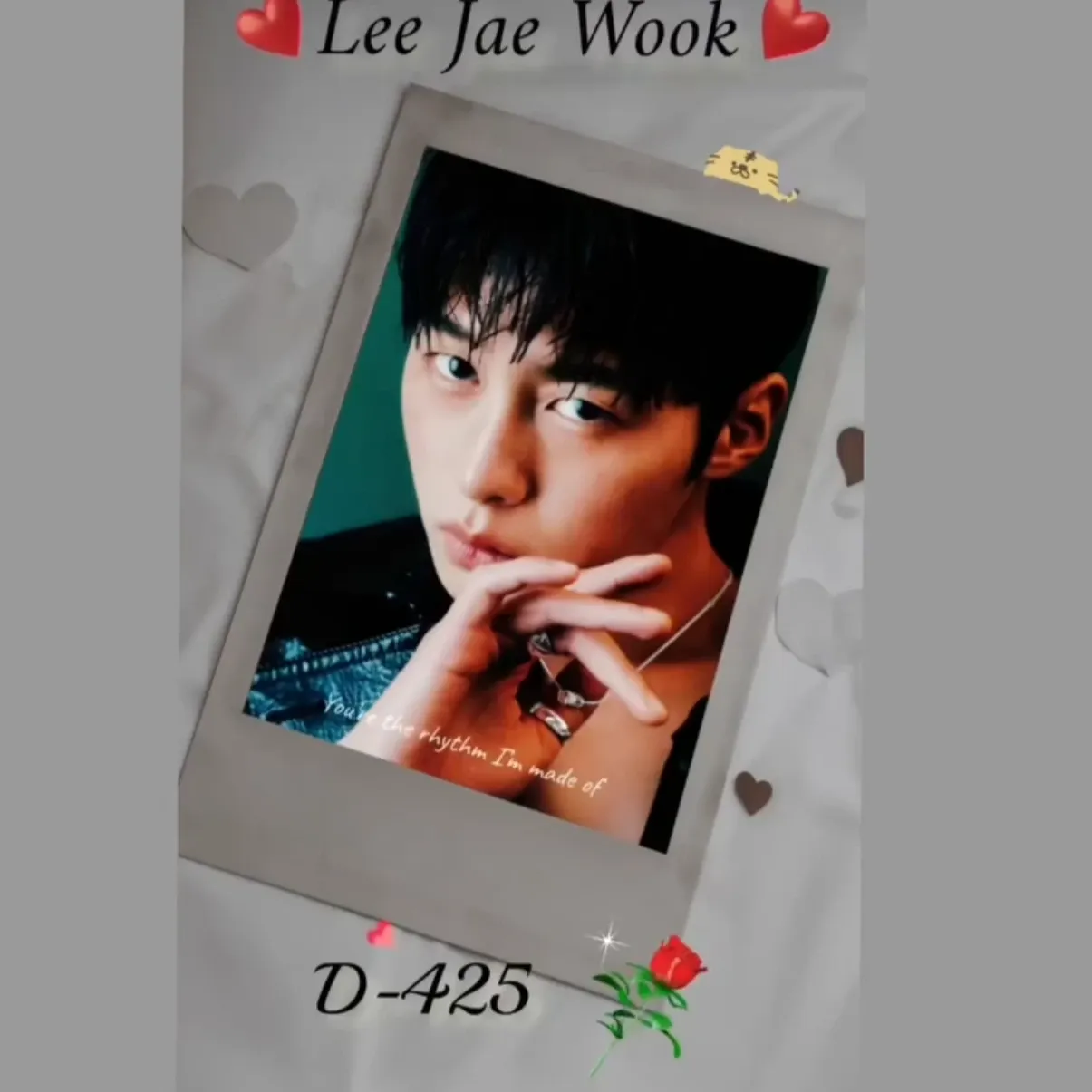 Recent activity shot of Lee Jaewook