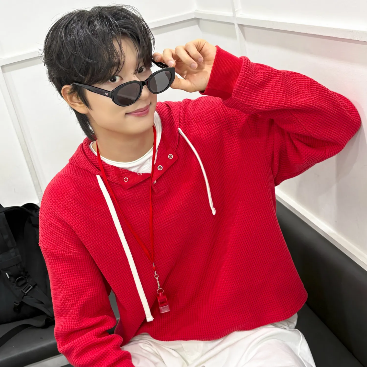 A moment captured by a fan of Kim Jaewon