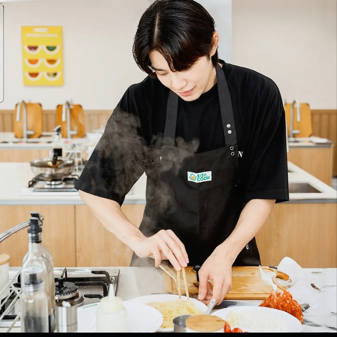 Behind-the-scenes cut of Kim Jaeyoung