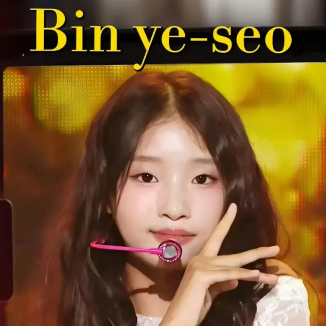 Behind-the-scenes cut of Bin Yeseo