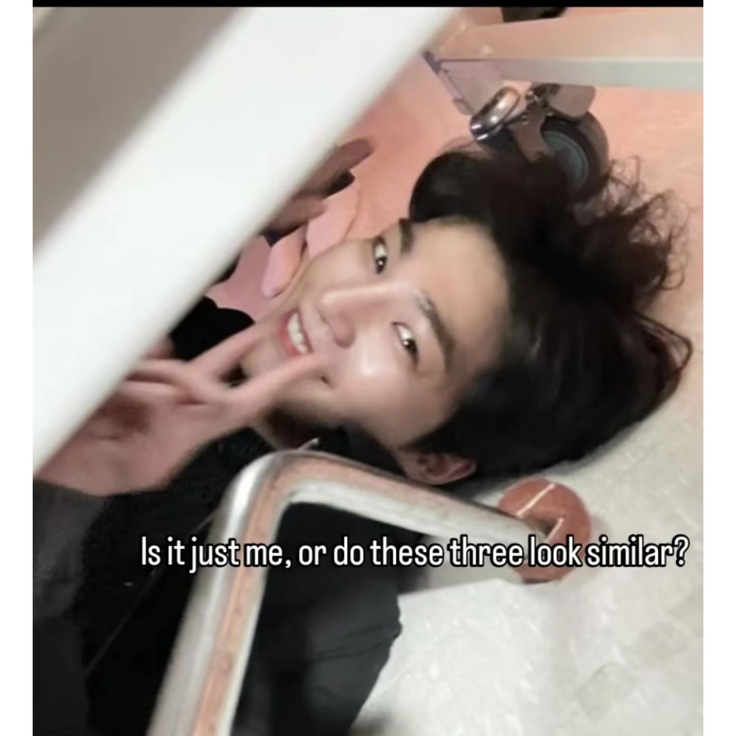 A moment captured by a fan of Kim Jaeyoung