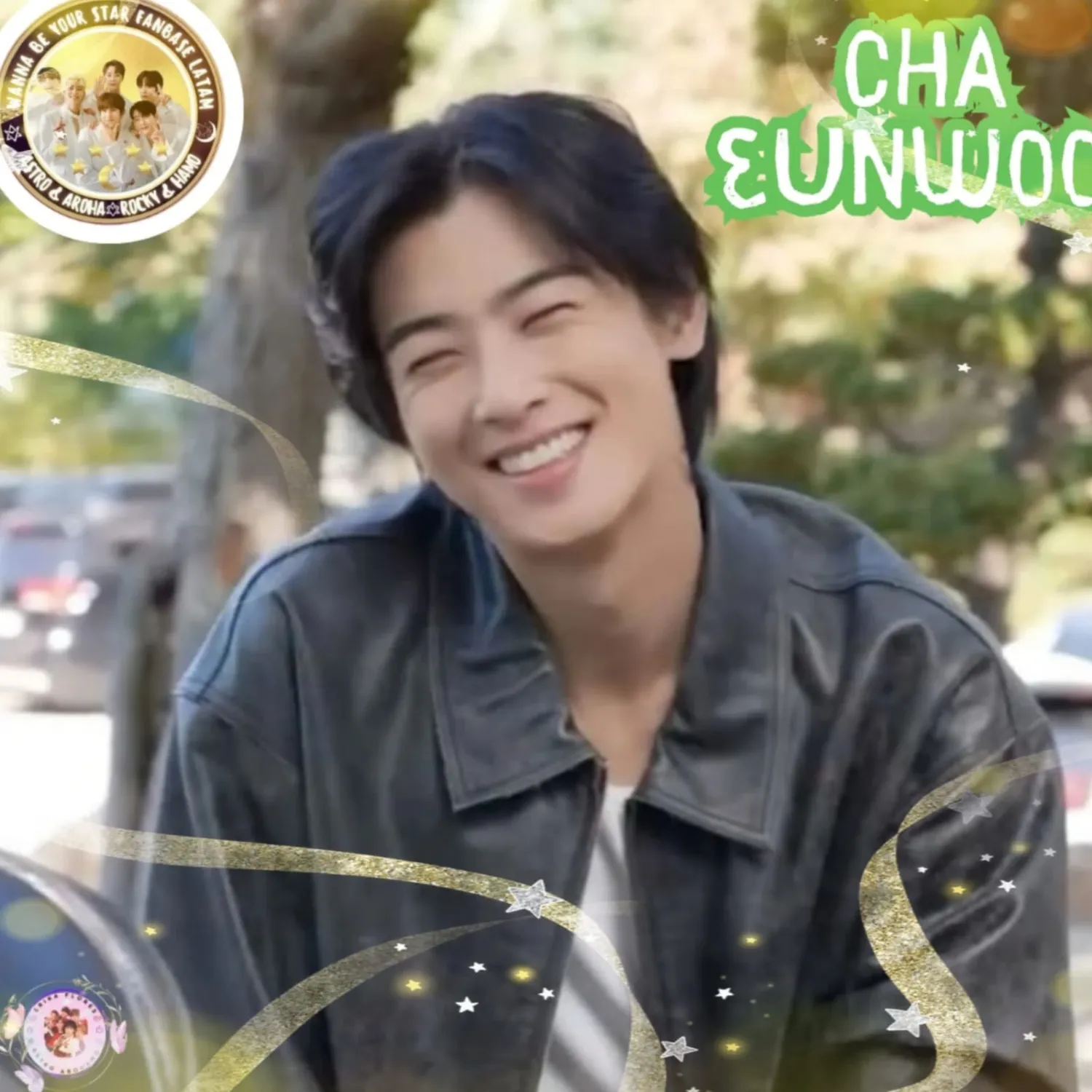A moment captured by a fan of Cha Eunwoo