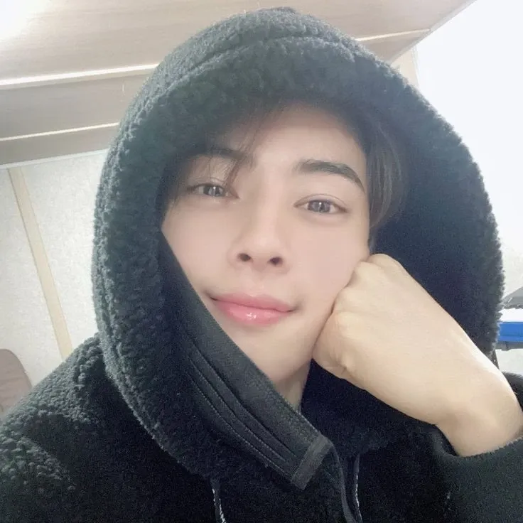 A moment captured by a fan of Cha Eunwoo