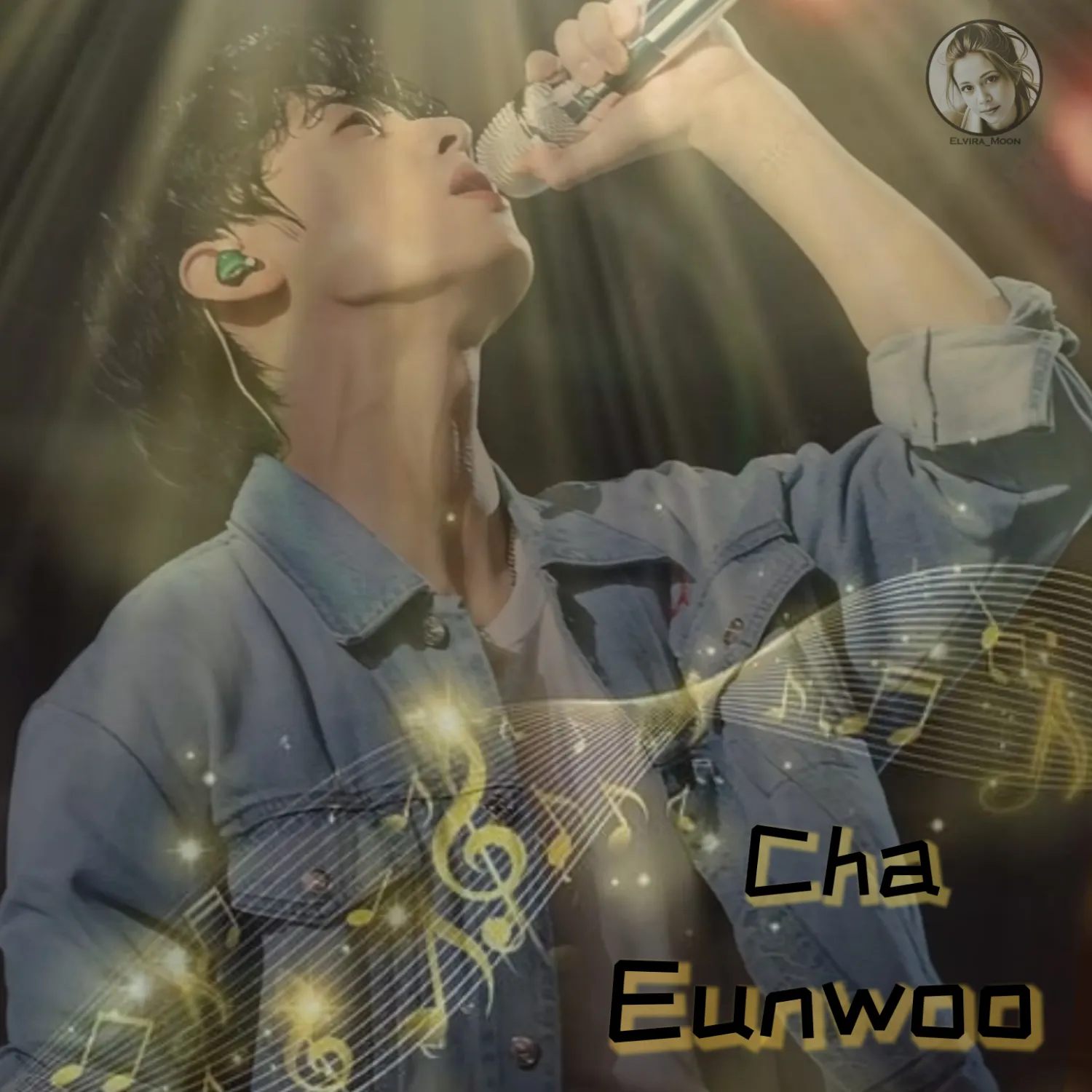 A moment captured by a fan of Cha Eunwoo