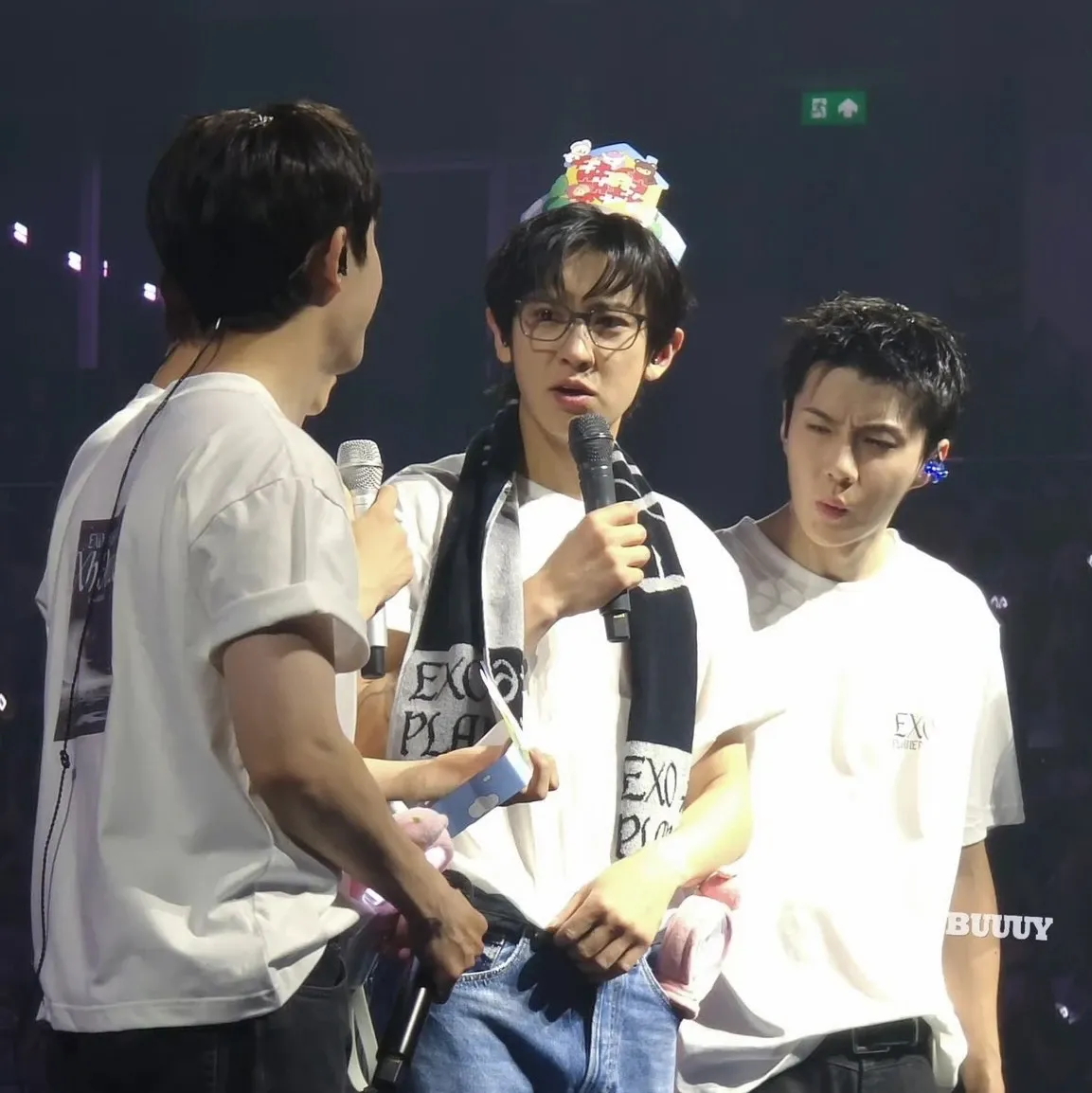 Recent activity shot of Chanyeol