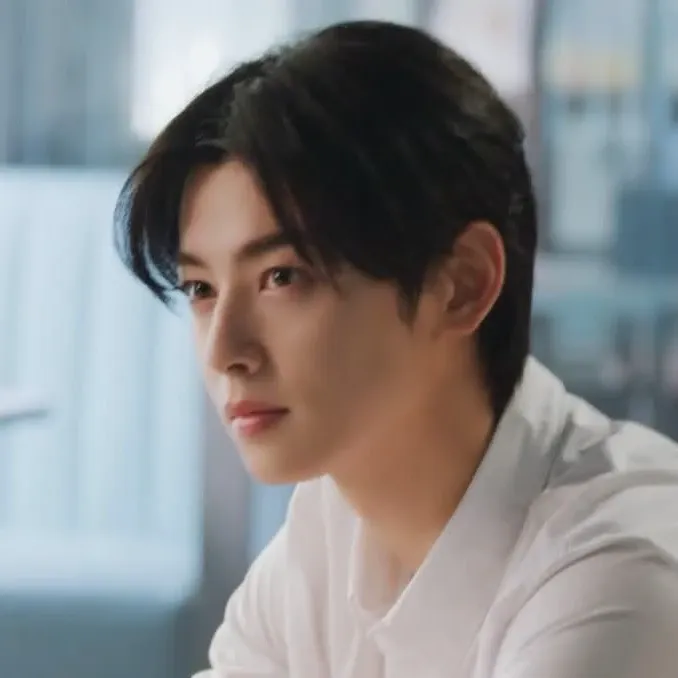 Behind-the-scenes cut of Cha Eunwoo