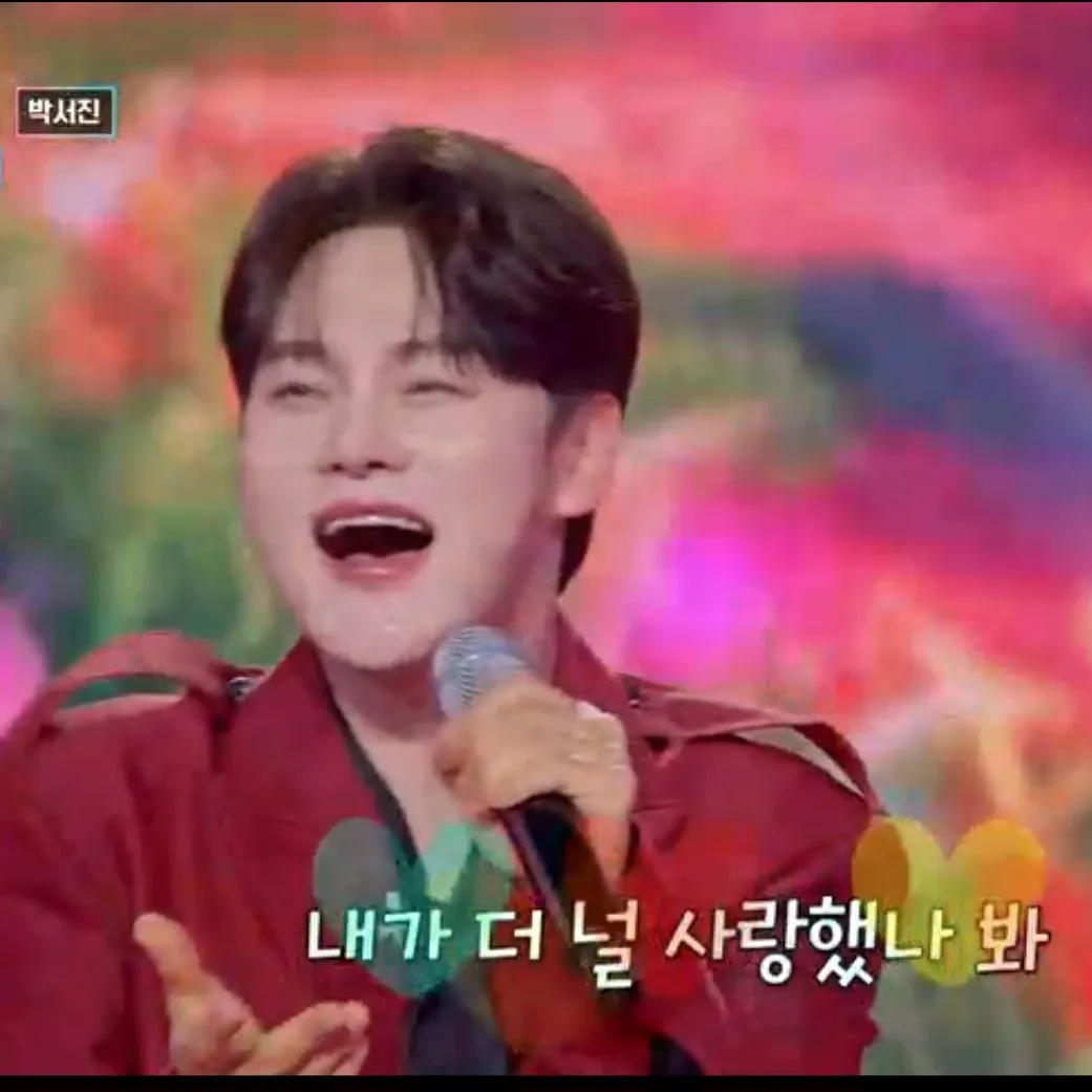 박서진의 비하인드 컷