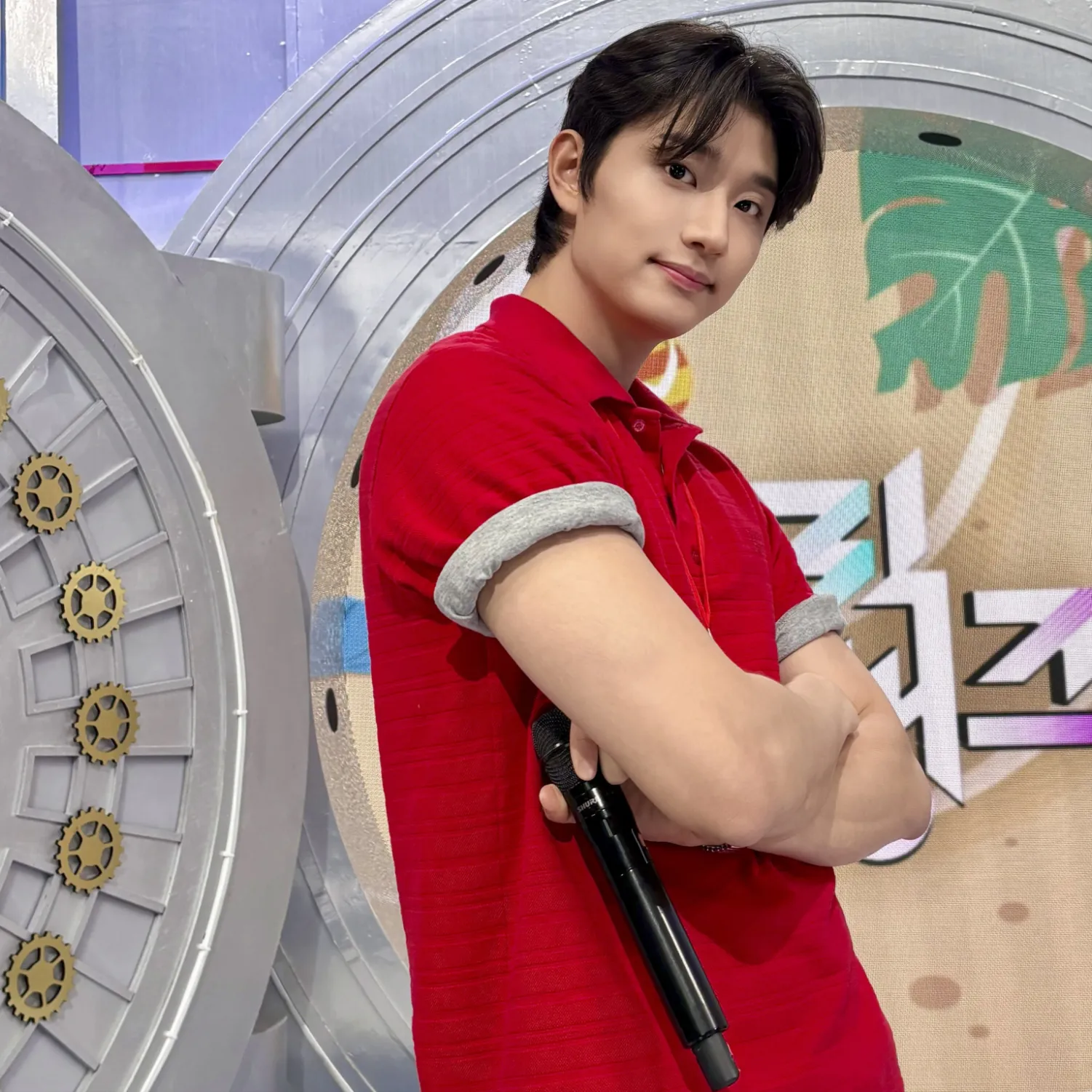 A moment captured by a fan of Kim Jaewon