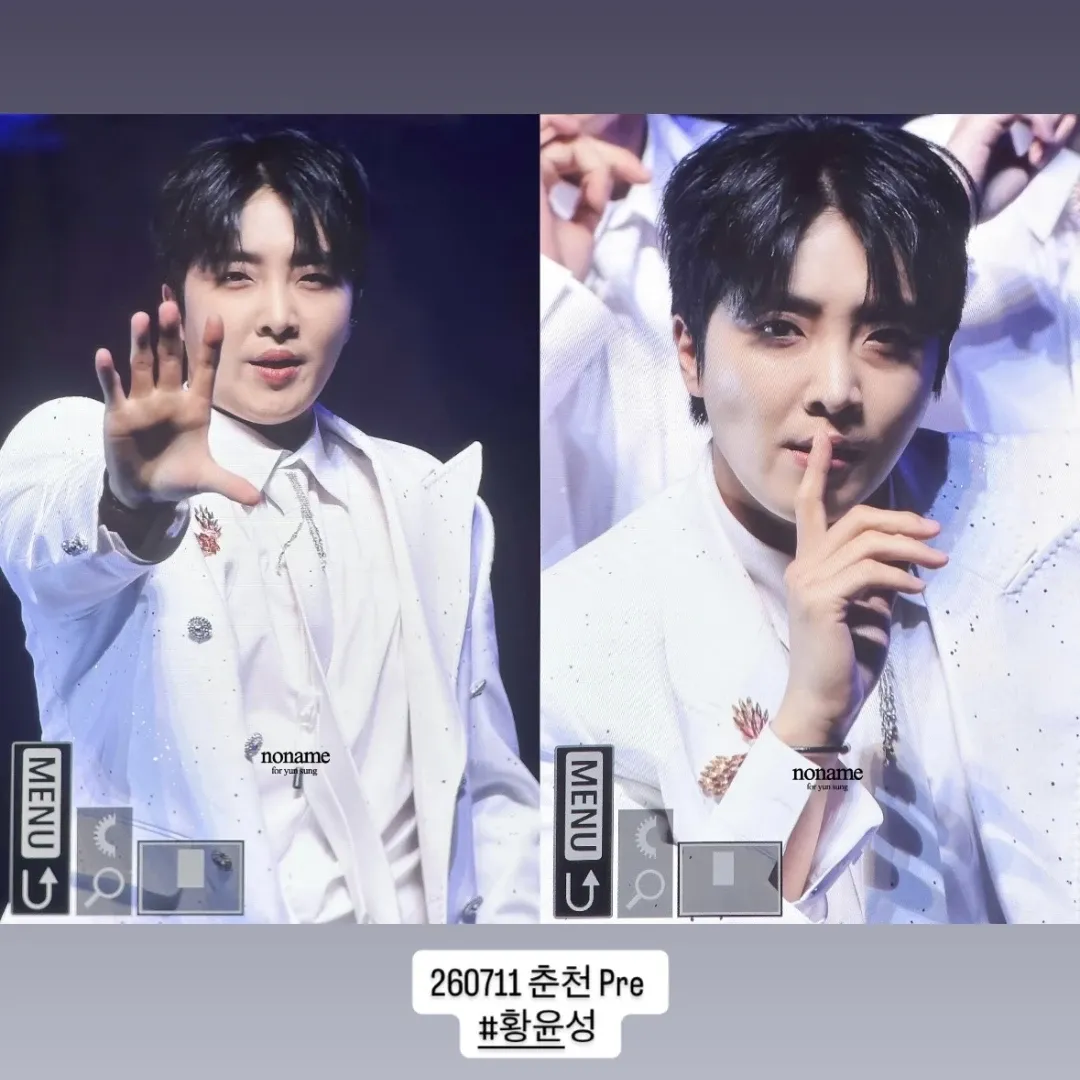 Behind-the-scenes cut of Hwang Yunsung