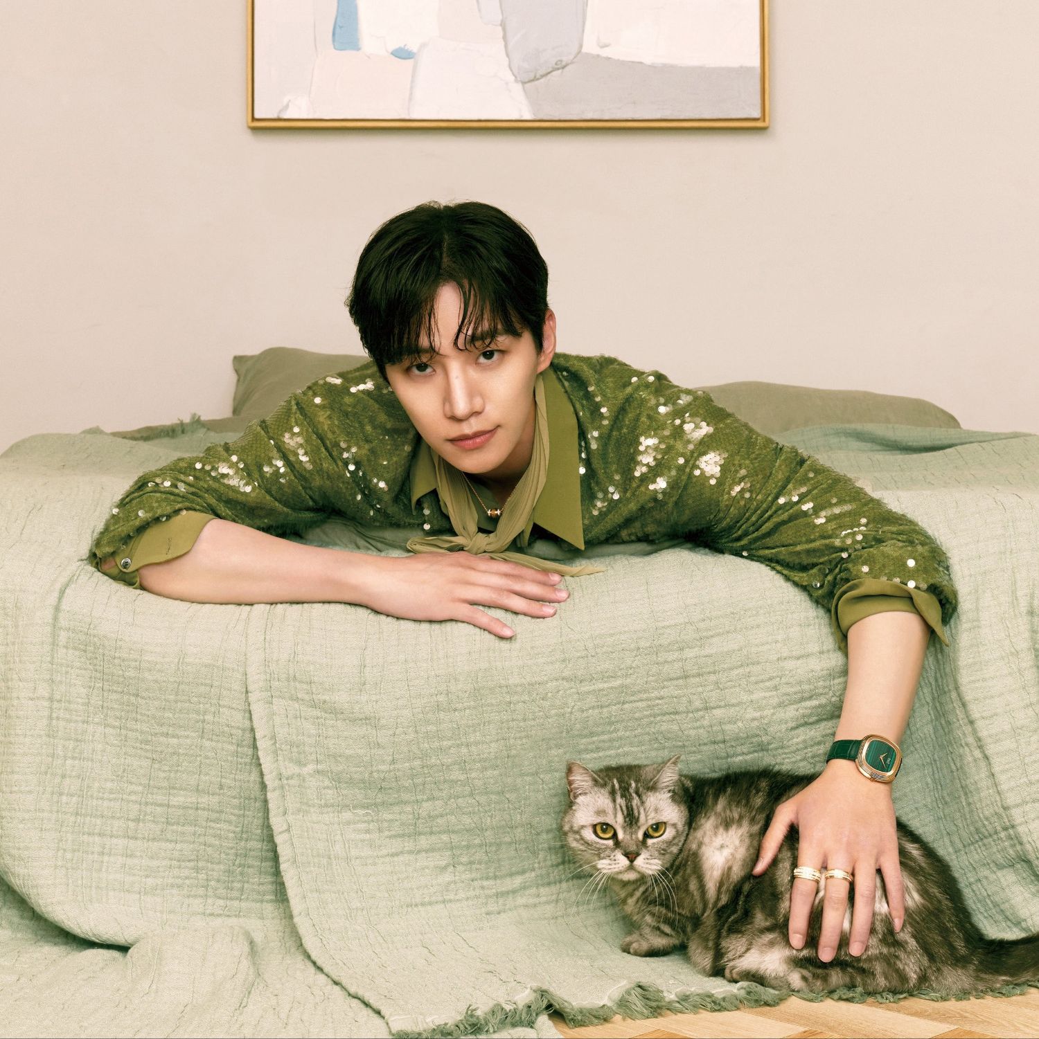 粉丝拍下的李俊昊瞬间