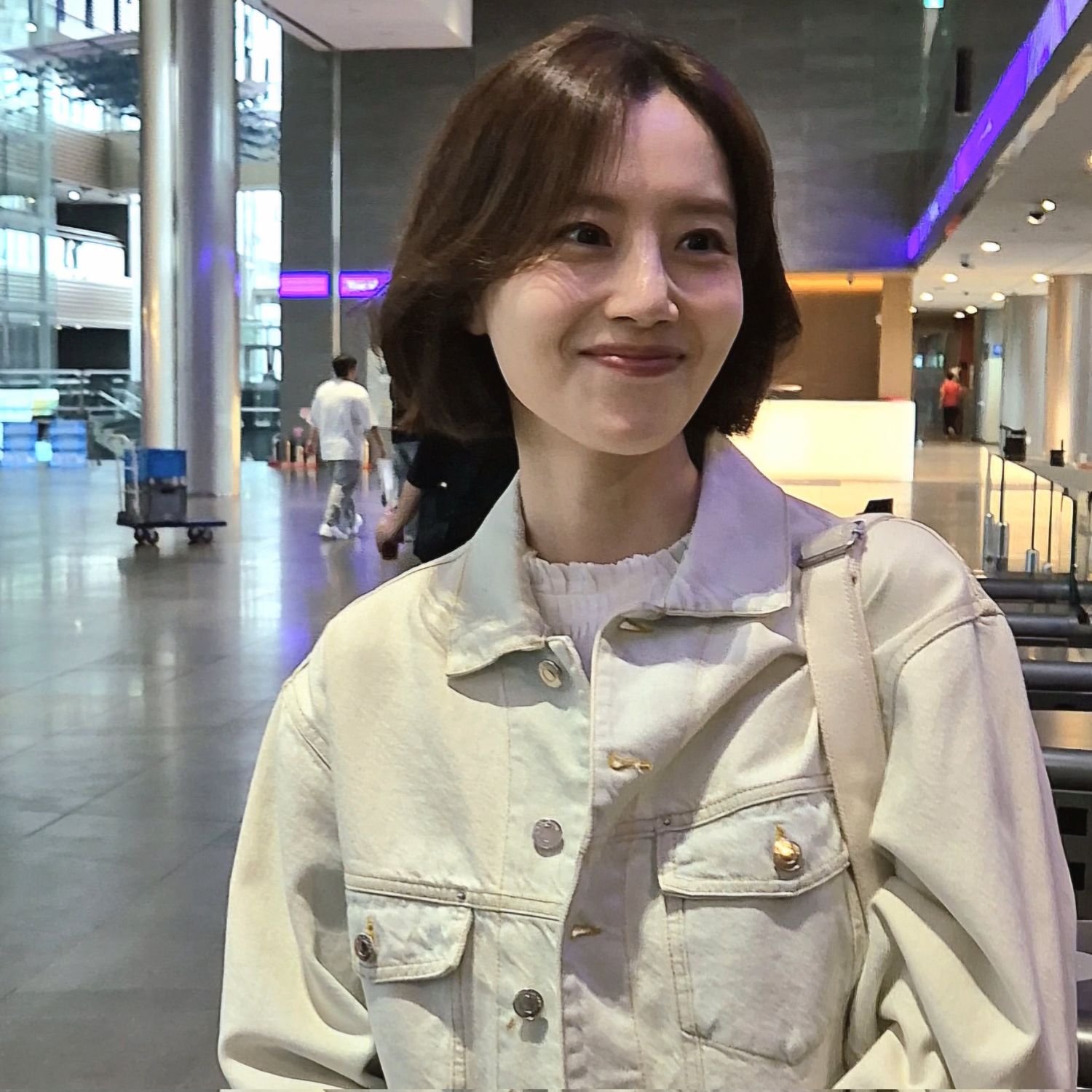 A moment captured by a fan of Moon Chaewon