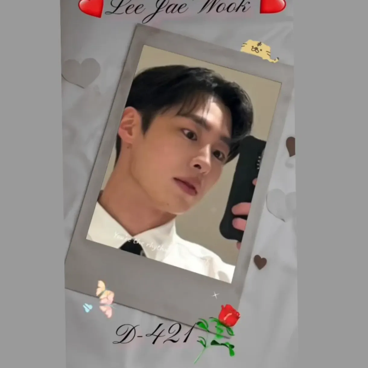 Behind-the-scenes cut of Lee Jaewook