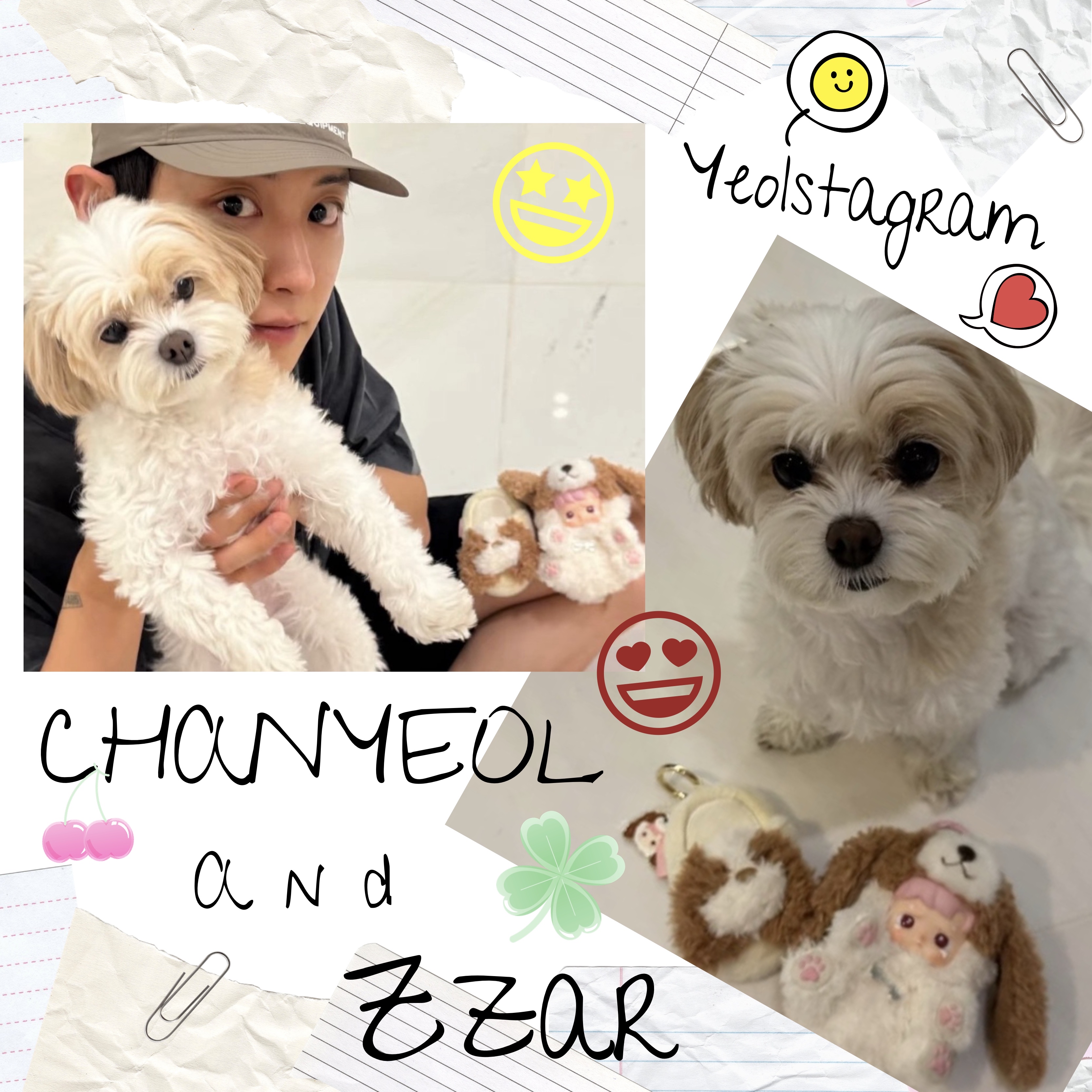 Behind-the-scenes cut of Chanyeol