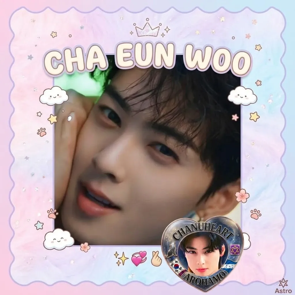 Behind-the-scenes cut of Cha Eunwoo