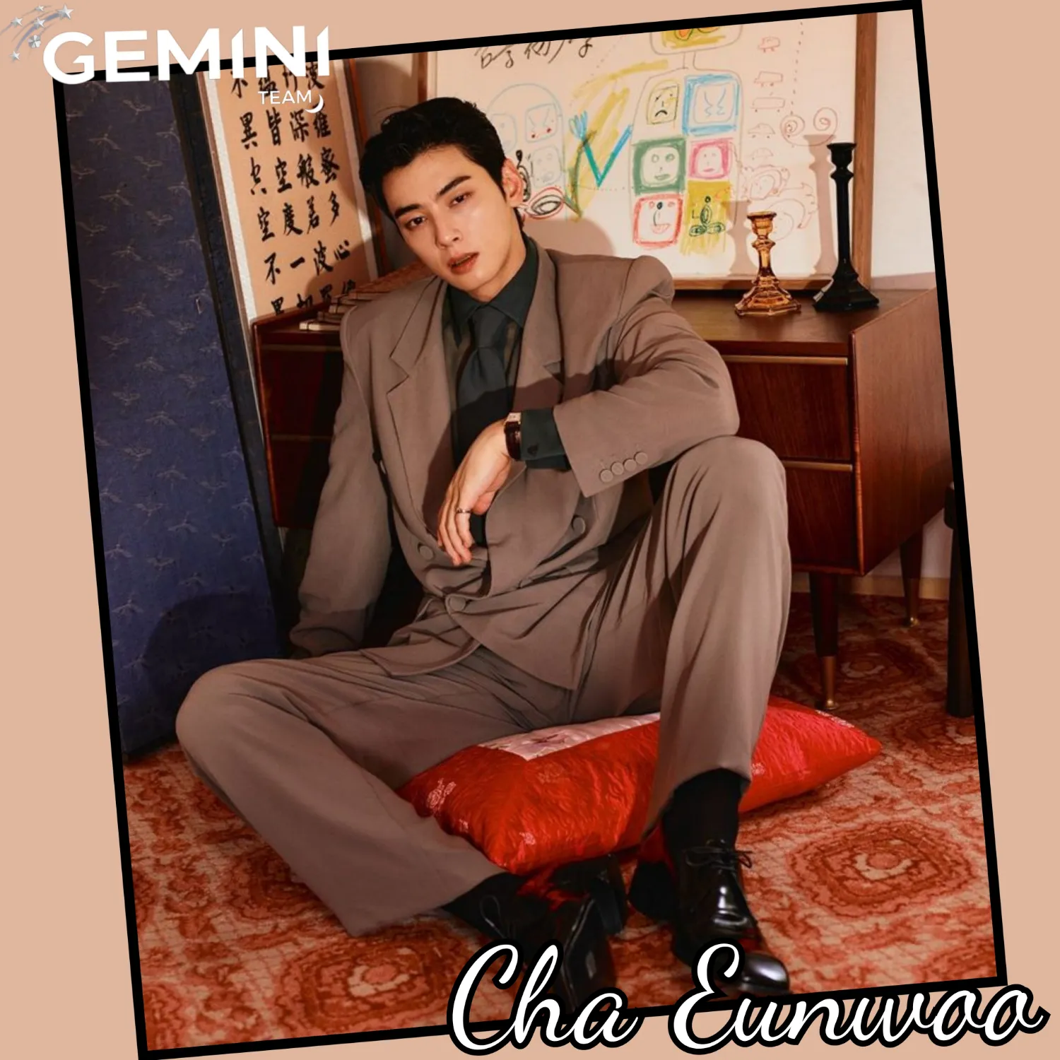 Recent activity shot of Cha Eunwoo