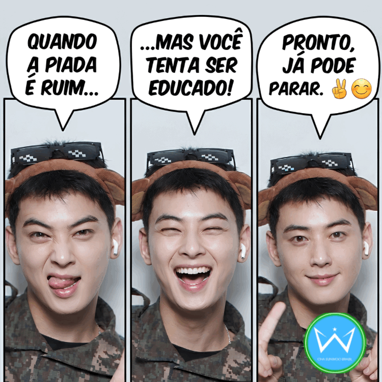 Behind-the-scenes cut of Cha Eunwoo