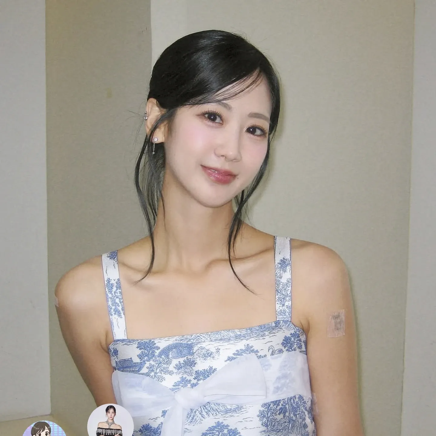 Behind-the-scenes cut of Kang Hyeyeon