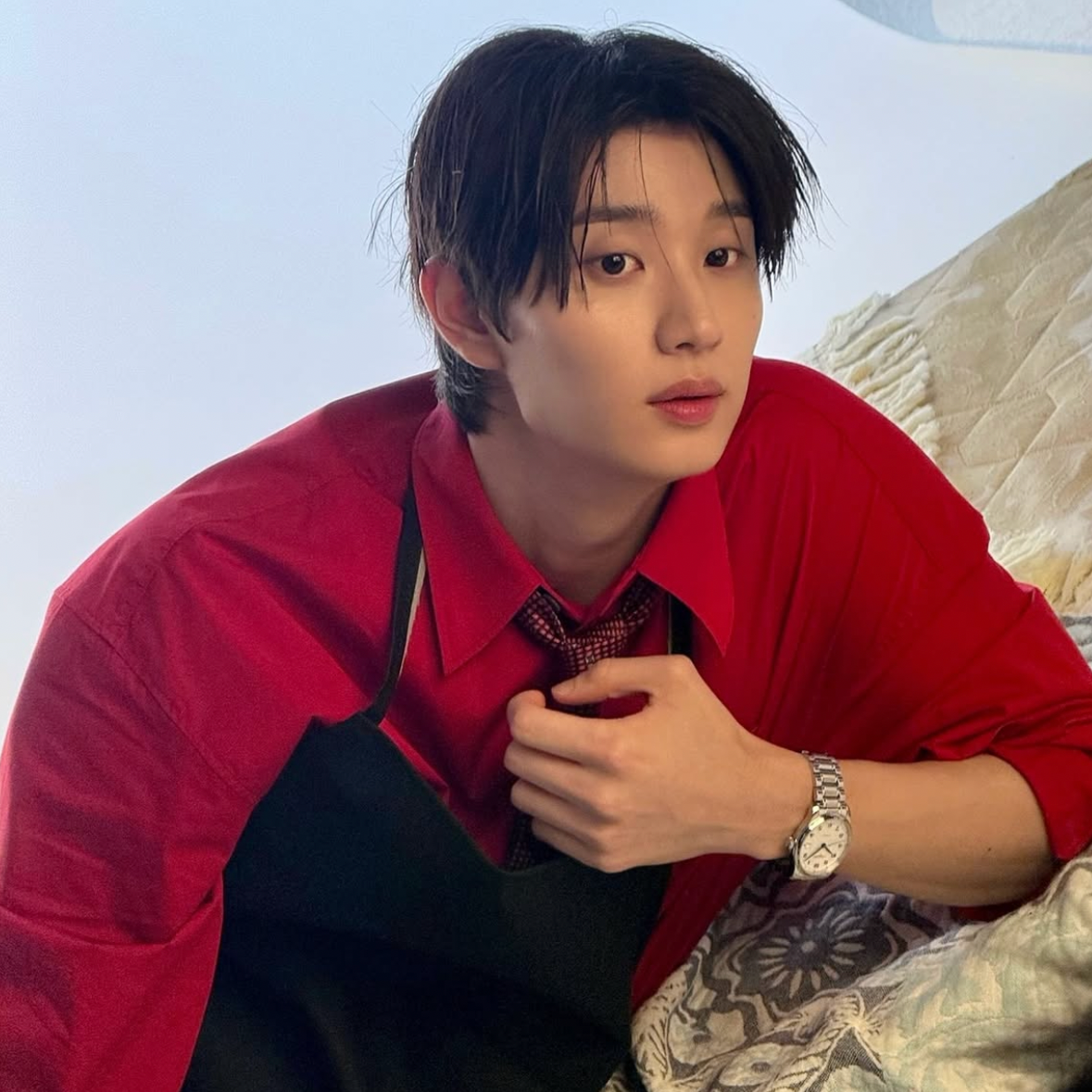 A moment captured by a fan of Kim Jaewon