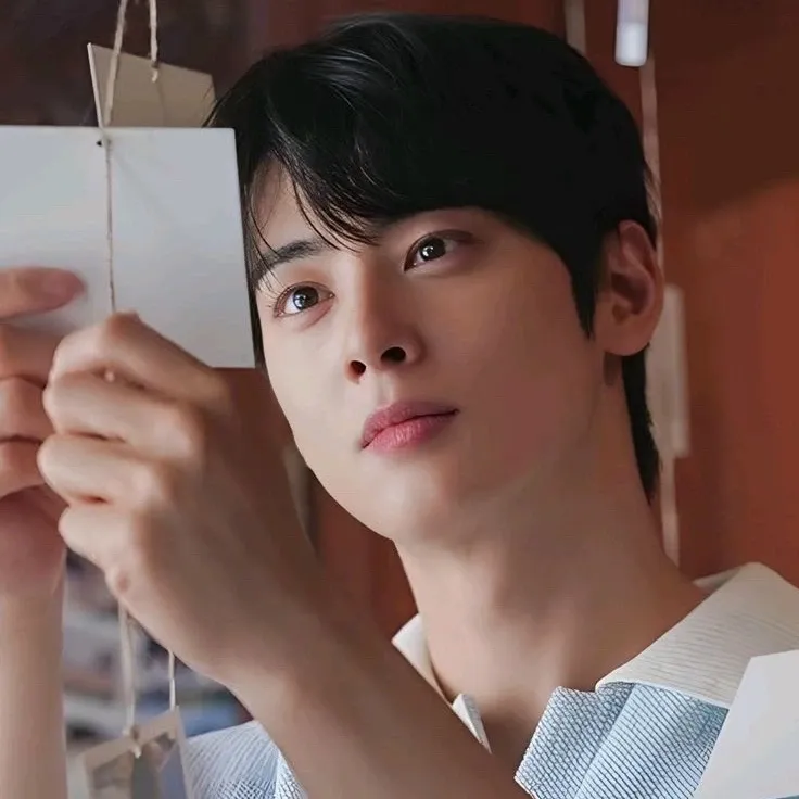 Behind-the-scenes cut of Cha Eunwoo