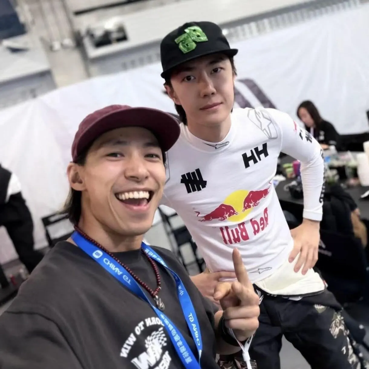 Recent activity shot of Wang Yibo