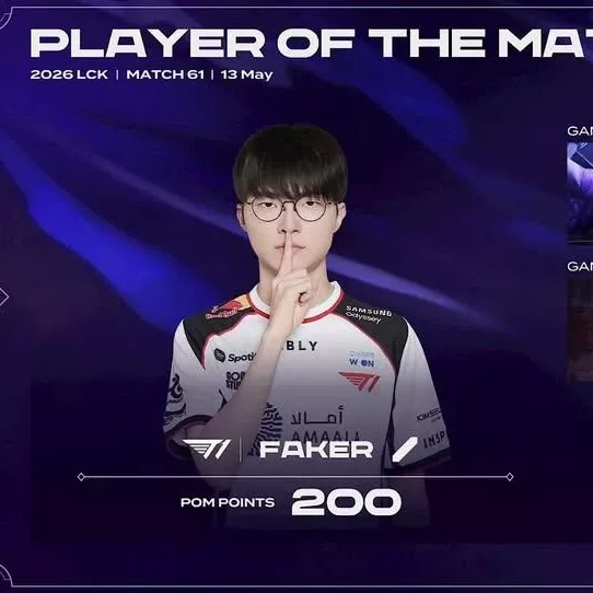 A moment captured by a fan of Faker