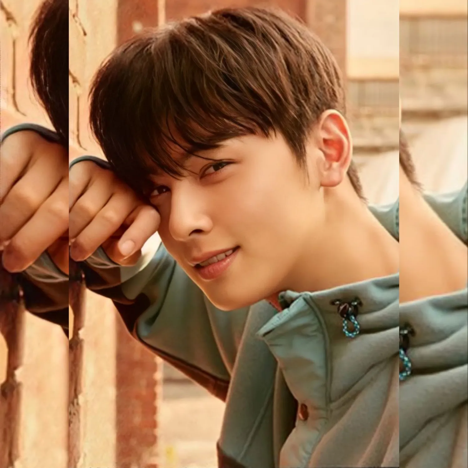 Behind-the-scenes cut of Cha Eunwoo