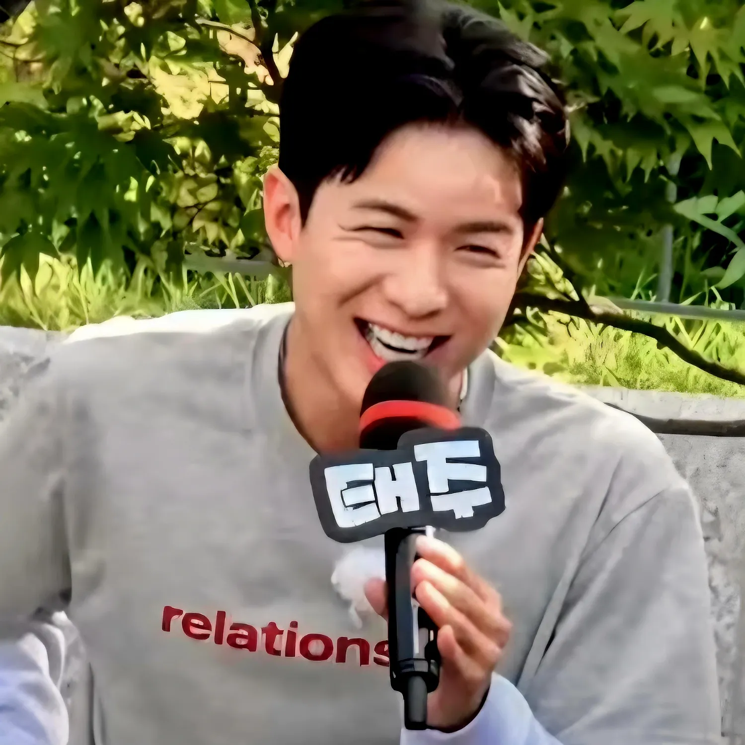 Behind-the-scenes cut of Na Taejoo