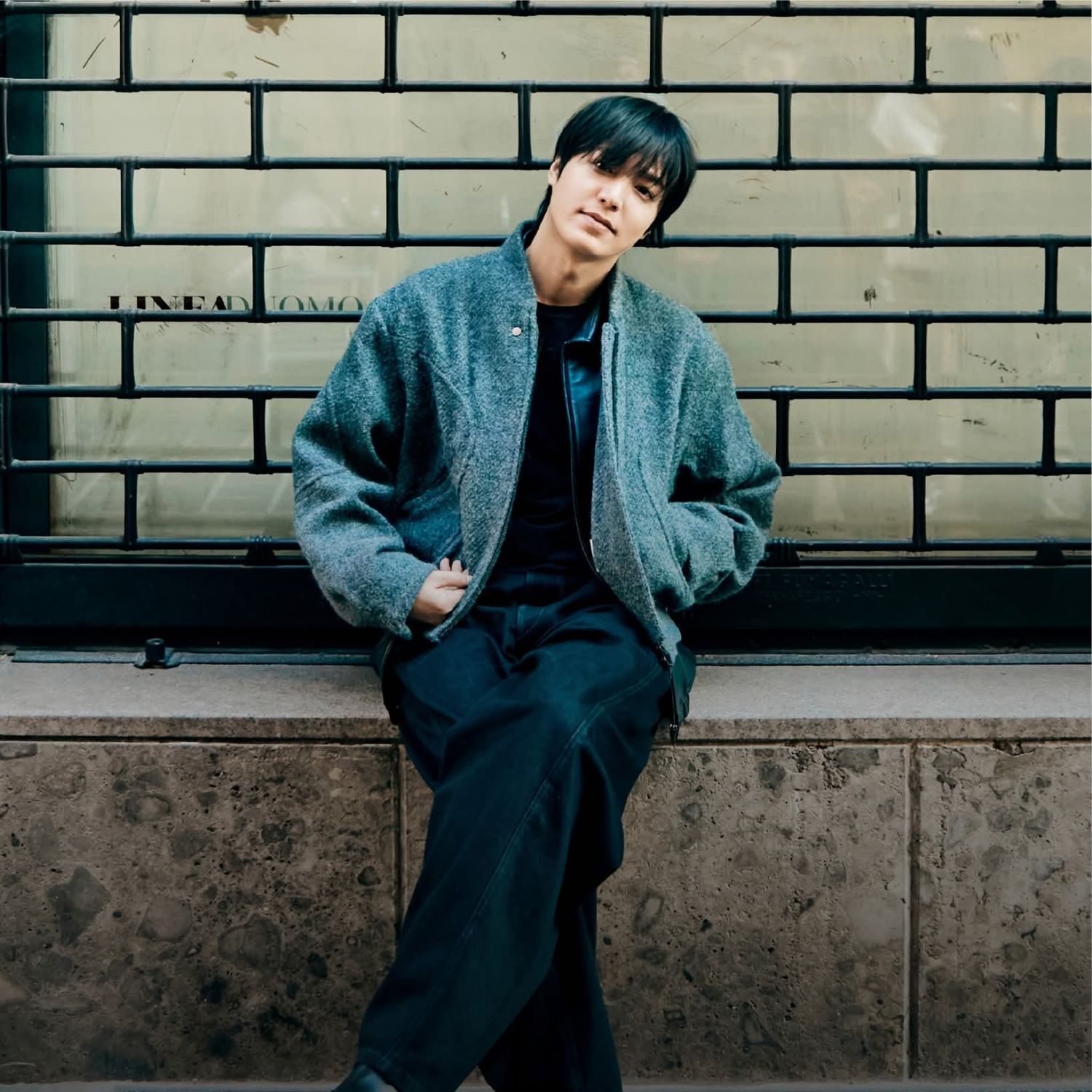 粉絲拍下的李敏鎬瞬間