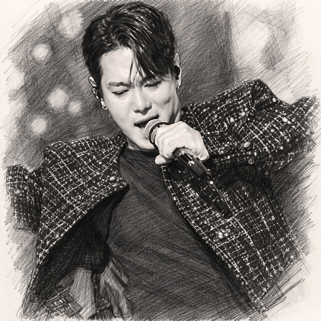 Behind-the-scenes cut of Hwanhee