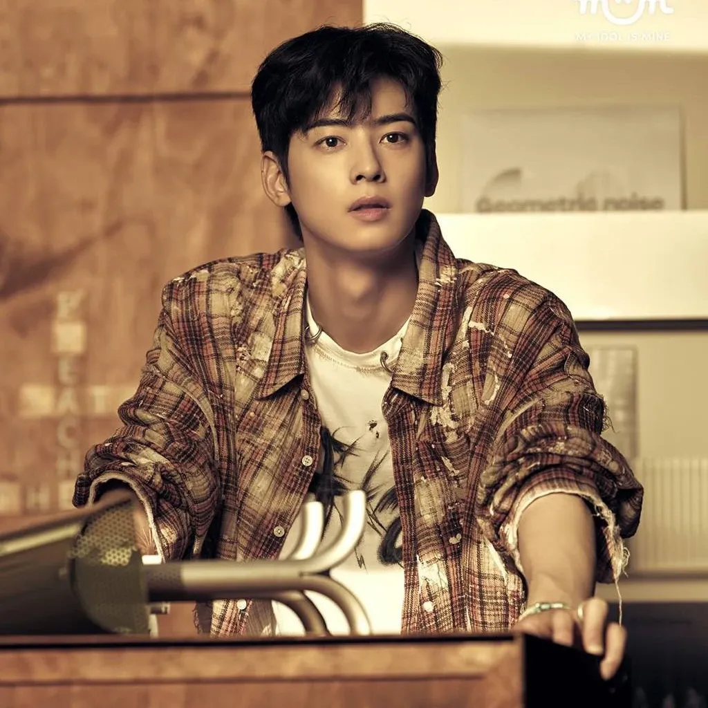 Behind-the-scenes cut of Cha Eunwoo