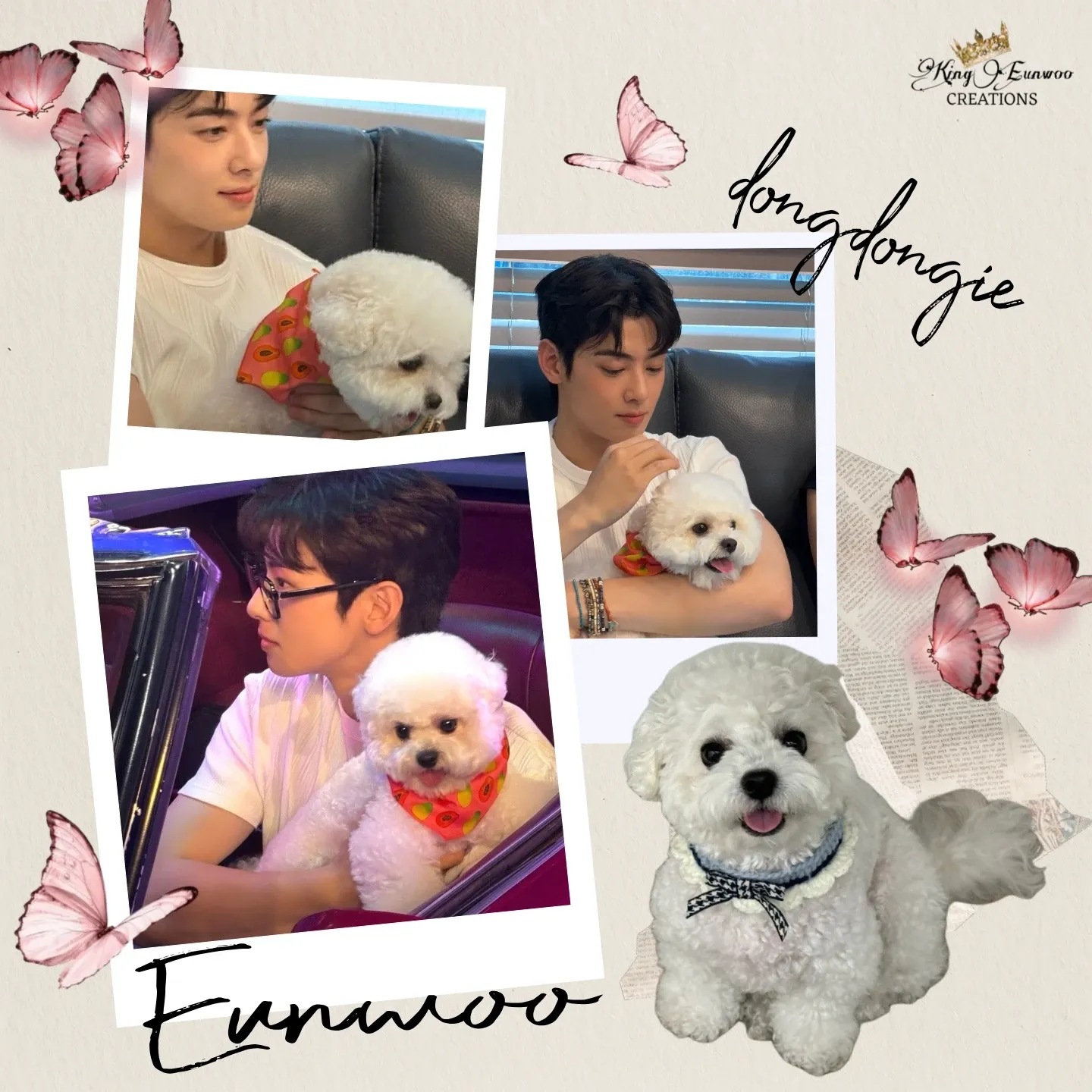 Behind-the-scenes cut of Cha Eunwoo