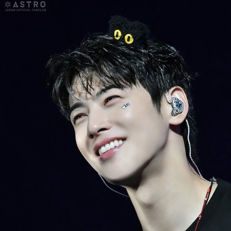 A moment captured by a fan of Cha Eunwoo