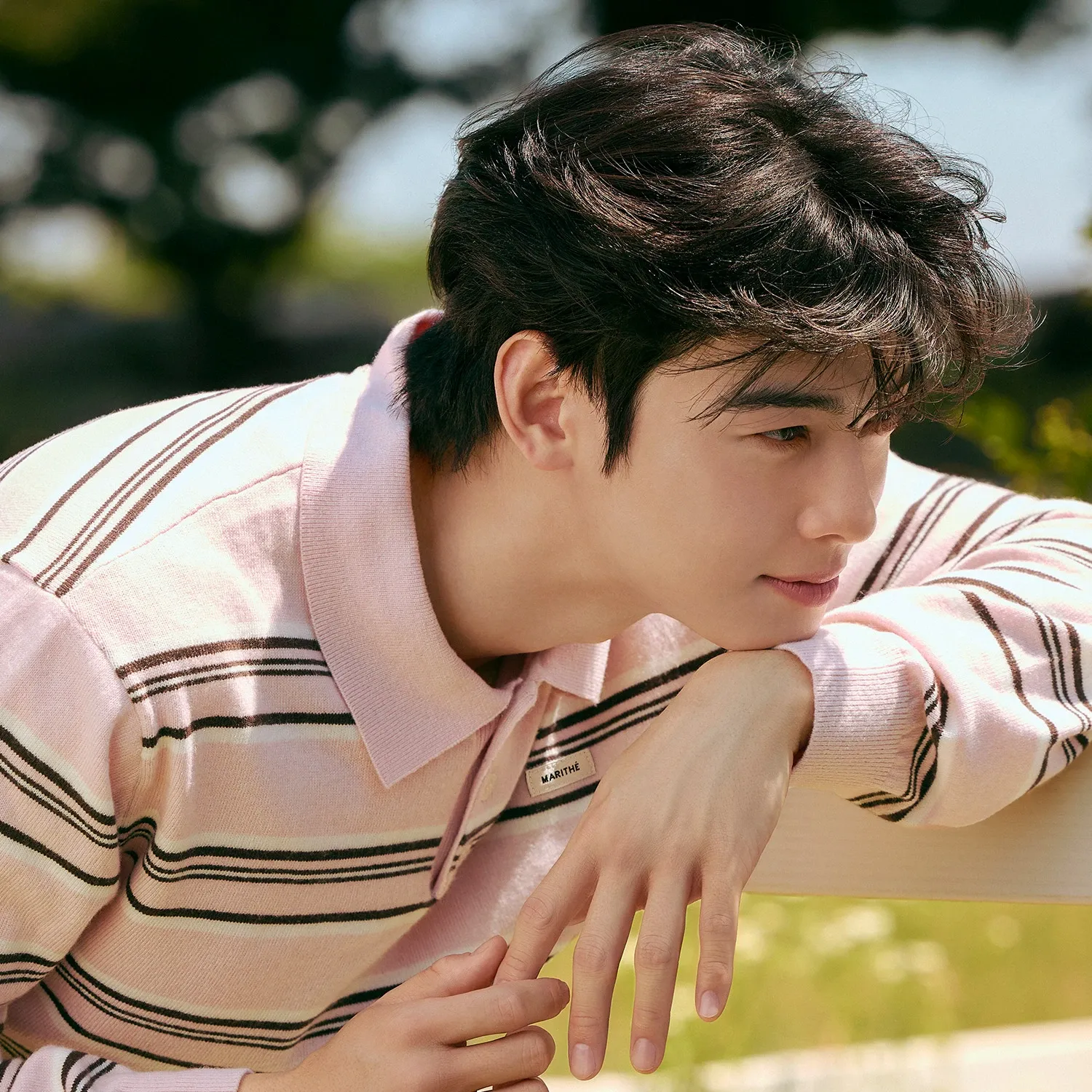 A moment captured by a fan of Cha Eunwoo