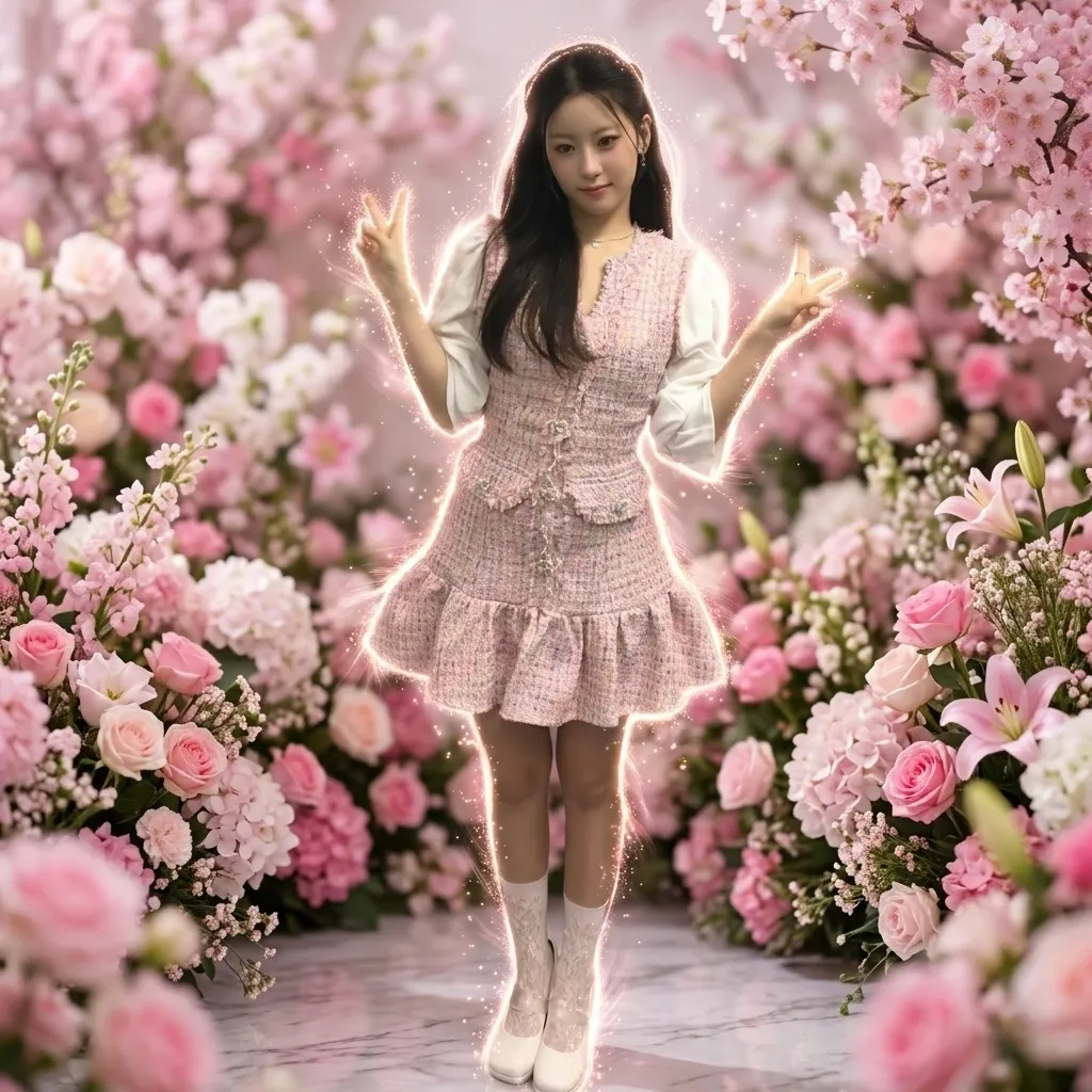 Behind-the-scenes cut of Oh Yujin