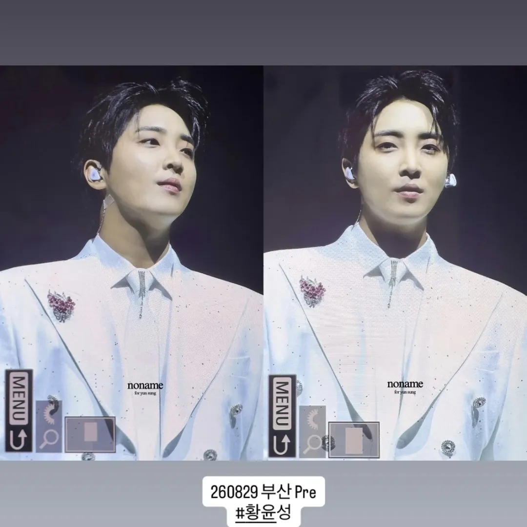 Behind-the-scenes cut of Hwang Yunsung