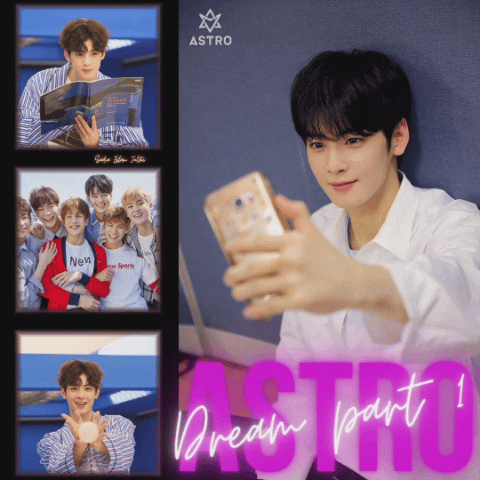 Behind-the-scenes cut of Cha Eunwoo